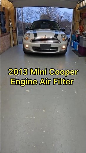 Mini Cooper Engine Air Filter Change Step by Step #diy #mechanic #carmaintenance