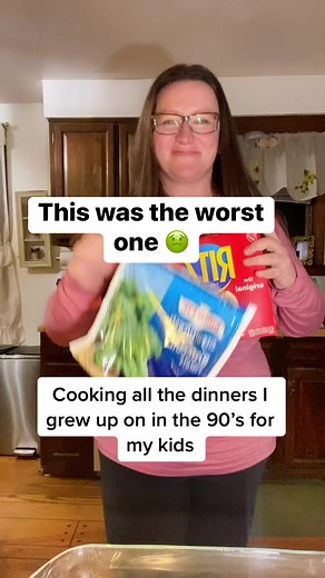 Cooking the meals I grew up in the 90’s for my kids. I dreaded this so bad and we had it once a week | Tara Of All Trades