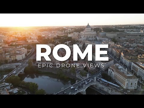 ROME 4K DRONE FOOTAGE 🚁🇮🇹 Epic Drone Cinematic Tour