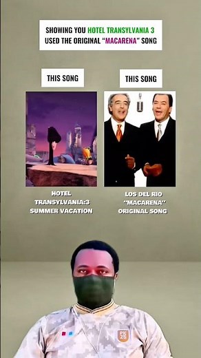 SHOWING YOU HOTEL TRANSYLVANIA 3 USED THE ORIGINAL “MACARENA” SONG #shorts