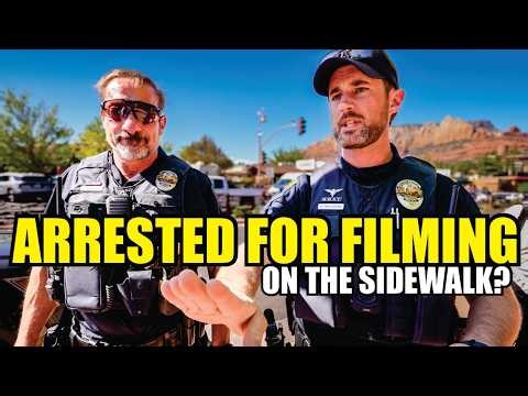 PSYCHO COP’S EGO LOSES CONTROL !! Sedona Arizona Downtown