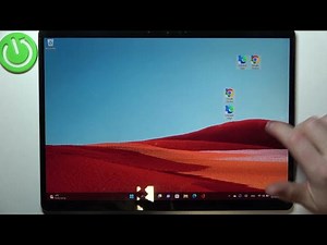 Microsoft Surface Pro X - How To Open Keyboard Manually