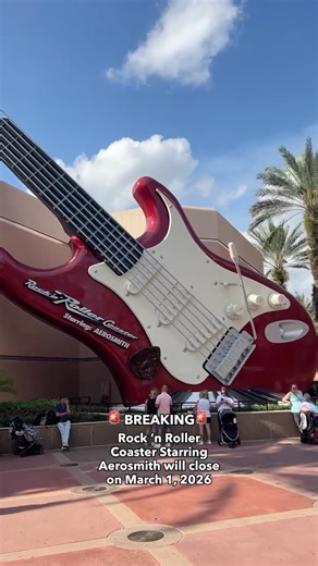 Disney Information Station on Instagram: "🚨 BREAKING NEWS 🚨 🎸 Rock 'n' Roller Coaster at Disney's Hollywood Studios will close on March 1,2026. It will reopen in Summer 2026 as Rock 'n' Roller Coaster Starring The Muppets 🤘 • • • #rocknrollercoaster #disneyworld #disneynews #disneyshollywoodstudios #hollywoodstudios #disneyparks #disneyfan"
