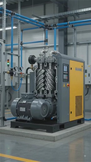 Advantages of Screw Air Compressor #Aircompressor #Shorts