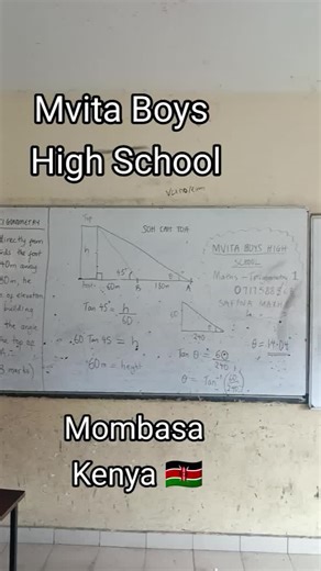 Trigonometry Concepts at Mvita Boys High School