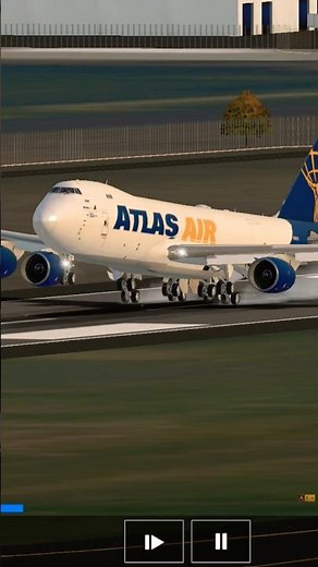 RFS 747-8 ATLAS AIR CARGO smooth landing en QUITO. #rfs #smoothlanding #flightsimulator #aviation