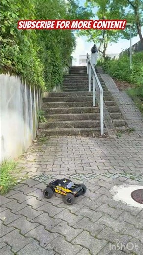 INSANE RC Car STUNTS at Skatepark! 🚗💨 Crazy Frontflip & Epic Stair Ride