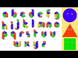Let‘s Use Shapes to Learn The Alphabet Song Circles, Tringles, Squares new shapes alphabets