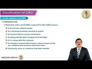 13. Glycosaminoglycans (GAGs) & Proteoglycans | Structure & Functions MBBS 1st year | USMLE