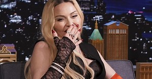Madonna Draped Herself Across Jimmy Fallon's Desk And Flashed Her Butt, And The Entire Moment Is A Must-Watch