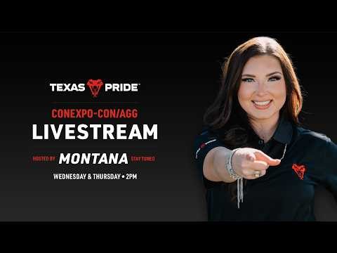 CONEXPO Las Vegas 2026 | Montana from Texas Pride Trailers LIVE