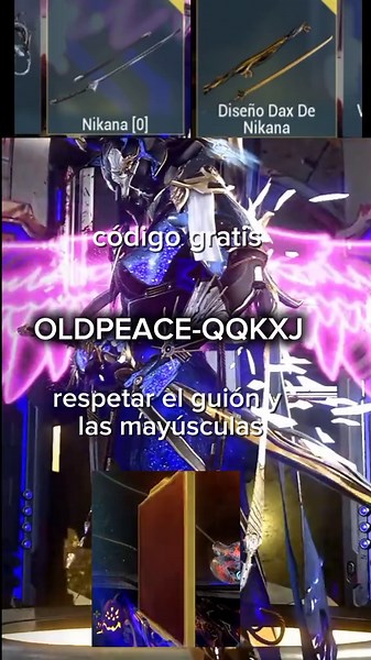 Guía de Diseño Dax para Nikana en Warframe