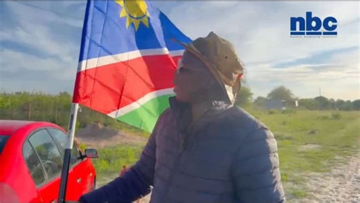 IN MEMORY OF NUJOMA | Residents of Oniipa town were up from as early as 06:00 to put up their flags alongside the road in honour of the late Founding President Sam Nujoma as they waited for the procession to pass by from Eenhana to the Andimba Toivo ya Toivo Airport. Martha Niilonga #NBCNews #nbcdigitalnews #nbcDSTV282 #nbcGOtv20 #nbcPlusApp | NBC Digital News