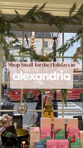 4.5K views · 176 reactions | Shop small season is in full swing! Be enchanted by Alexandria’s twinkling lights and festive décor as you support the 100+ independent shops throughout Old Town. ️ visitalexandria.com/things-to-do/shopping | Visit Alexandria VA | Facebook