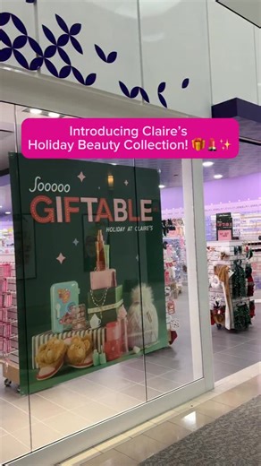 Claire’s on Instagram: "New Holiday season, new beauty at Claire’s! Check out our trending makeup & self-care product launches exclusively in-store today ​💖 #Claires"