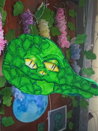 Dragon puppet paper craft for hand — simple steps