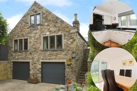 Gorgeous four-bed house with double garage and stylish interior up for sale