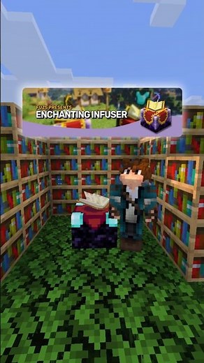 Now you can enchant more easily in Minecraft!! - Enchanting Infuser Mod #minecraftmods #shors