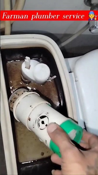 commode flush tank repair!commode flush kit replacement!#toilet #commode #shorts