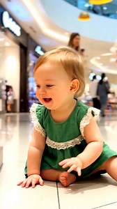 The baby is laughing and clapping | Cute Cradle Moments