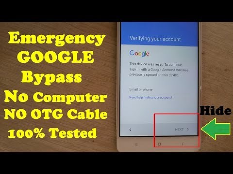 ByPass Google Account Lock Remove/Reset Frp Lock NO APK,NO TOOL,NO OTG Solution 100%TESTED