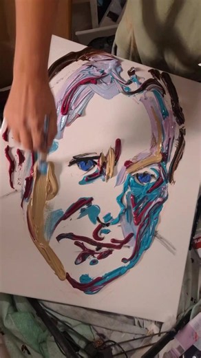 james and aus crawl touring soon.. i saw em at Bombay Rock Surfers in late 83. 15 min impasto #contemporaryart #jamesreyne #australiancrawl #impastoplay #impastopainting @James Reyne