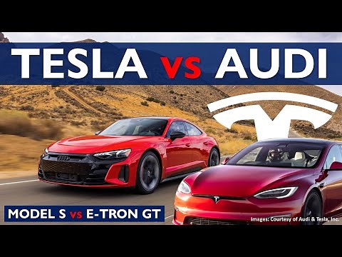 AUDI E-TRON GT vs TESLA MODEL S: All-Electric Car Showdown