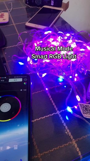 Musical Mode Smart RGB Light Setup Display