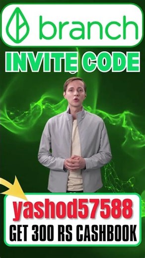 "Branch App Invite Code ""yashod57588"" Get #InviteCode #Cashback #EarnMoney #ReerralSignupB pBonus