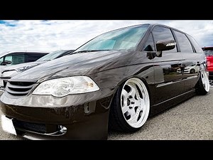 (4K)HONDA ODYSSEY RA6 modified ホンダ オデッセイカスタム - スーパーカーニバル2018