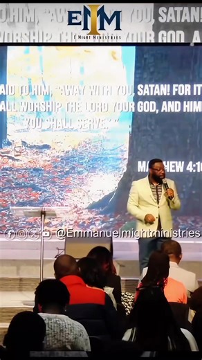 “It is written"! Even Jesus, the Living Word, triumphed by standing on the written Word. You cannot conquer without the word. Be ROOTED, in the word. | Emmanuel Might