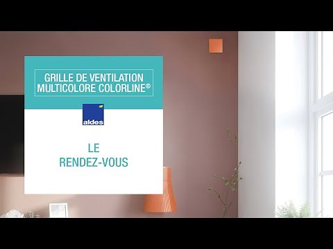 Grille de ventilation - Aldes - ColorLINE® - Le rendez-vous