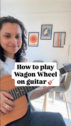 How to play Wagon Wheel on Guitar FAST 🎸 #shorts