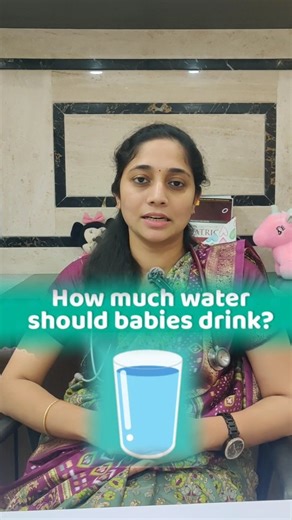 Dr Mom on Instagram: "How much water do babies need in their 1st year??Can we give water to babies below 6months?? #babycare #waterbaby #doctors #dehydration #explorepage #hydratedbaby"