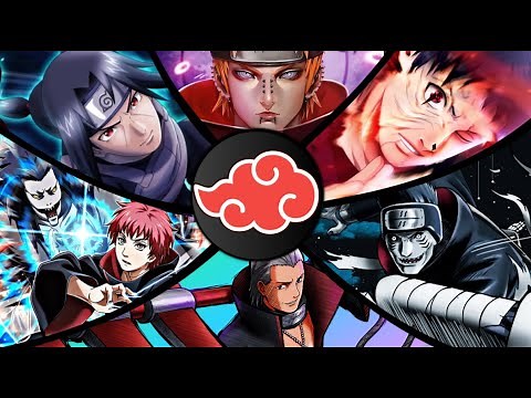 TOUS les MEMBRES de l'AKATSUKI EXPLIQUÉS - NARUTO SHIPPUDEN