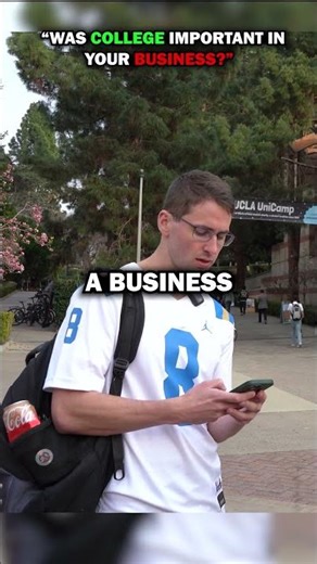 ‪@AlexMonahan1‬ "WAS COLLEGE VALUABLE?" ... "NOT REALLY" 💀📉