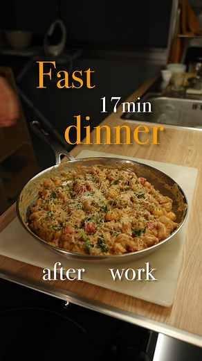 Creamy Chicken and Gnocchi Recipe in One Pan