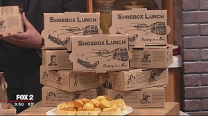Beans and Cornbread serving shoebox lunches during Black History Month