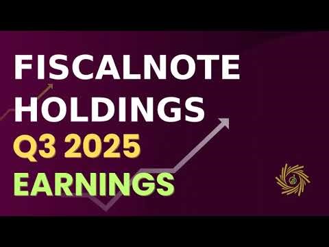 FiscalNote Holdings, Inc NOTE Q3 2025 Earnings Call