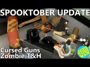 H3VR SPOOKTOBER UPDATE - Cursed Weapons & Zombie Take & Hold - Hot Dogs, Horseshoes & Hand Grenades