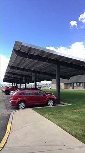 Listen as one of our great employees, Mark Richards, talks a little about solar canopies. | Intermountain Wind & Solar