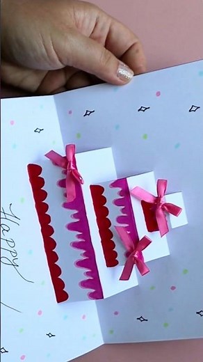 Cute DIY pop-up birthday card