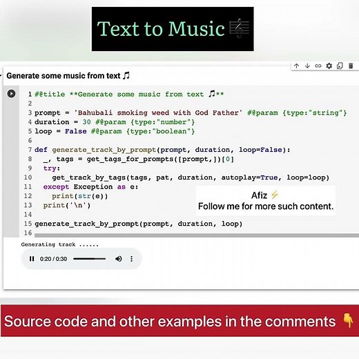 Generate Music from Text using AI #AIMusic #python #ML #mubert