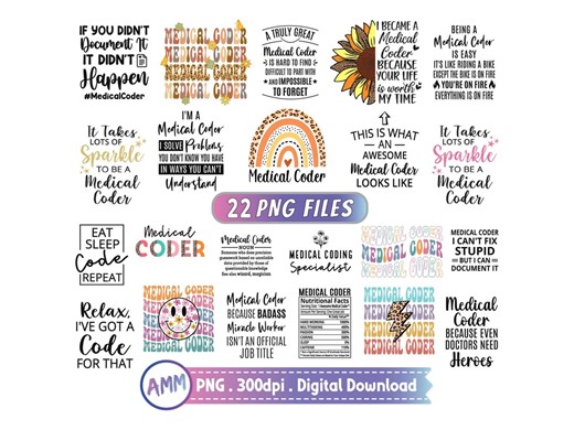 Medical Coder Png, Medical Coder Shirt Png, Bundle, Medical Coding Png, Medical Coder Retro, Sparkle, Leopard, Sublimation Design. - Etsy