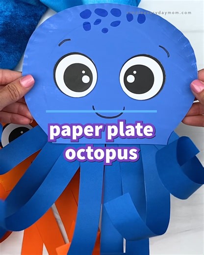3.3K views · 21 reactions | Create an ocean of fun with this adorable paper plate octopus craft!  https://www.simpleeverydaymom.com/paper-plate-octopus/ #kidscrafts #craftsforkids #octopuscraft #paperplatecraft #preschoolcrafts #toddlercrafts #simpleeverydaymom #diycrafts #craftideas #kidsactivities #diyactivities #easycrafts | Simple Everyday Mom | Facebook