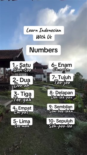 Learn Bahasa: Count to 10 in Indonesian Easily