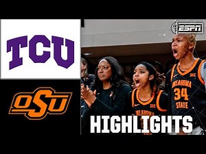 COMEBACK THRILLER 💥 TCU Horned Frogs vs. Oklahoma State Cowgirls | Full Game Highlights | ESPN CBB