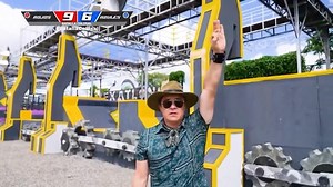 Exatlón México on Instagram: "El equipo rojo no quiso perder el circuito y la dupla de Nataly y el Mono Osuna demostraron su trabajo en equipo, llevándose la victoria de esta #BatallaColosal.  #ExatlónMéxico por @aztecauno"