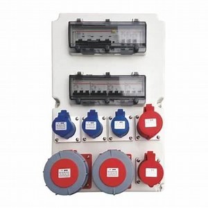 [Hot Item] Indoor and Outdoor Portable Panel Temporary Power Mobile Switchboards Electrical Distribution Box with Cable