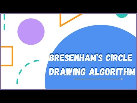 Bresenham's circle Drawing algorithm Explanation in Computer Graphics-Afsoomaali